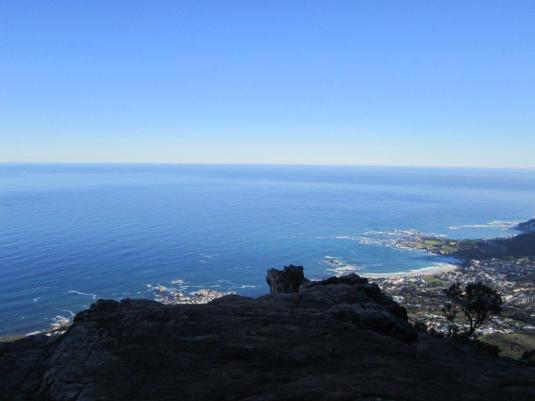 Beautiful views of the Atlantic Seaboard from the shaded ledge we stopped to rest on.