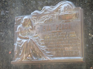Evita Person´s final resting place in Cementerio de Recoleta. 
