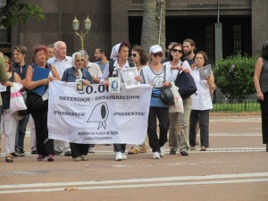 The second, smaller group of ´Mothers of the Disappeared.´
